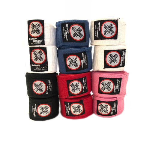 Ronin Professional 180 inch Hand wraps for Boxing Kickboxing Muay Thai MMA