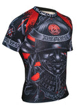 Blackout Samurai Ghost Short Sleeve Rash Guard